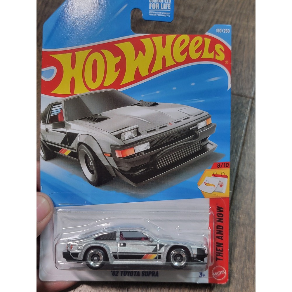 Hot Wheels 82 Toyota Supra Silver Then and Now 190/250 8/10 JDM Diecast Car 2024